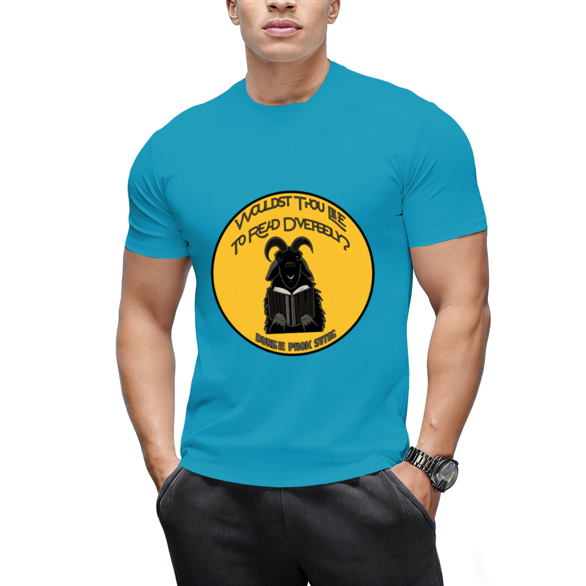 Black Philip Circular Emblem Alternative Tee T-Shirt