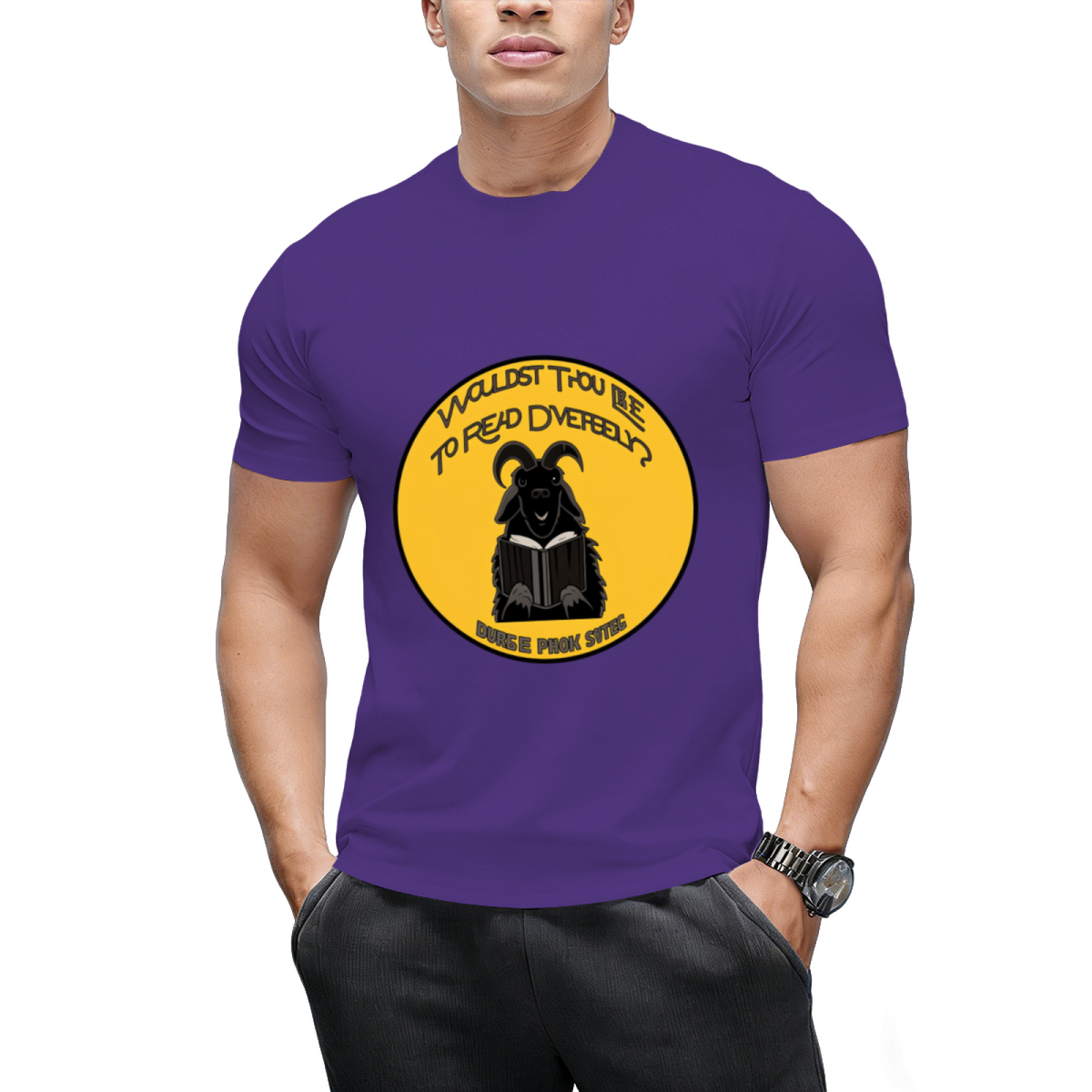 Black Philip Circular Emblem Alternative Tee T-Shirt
