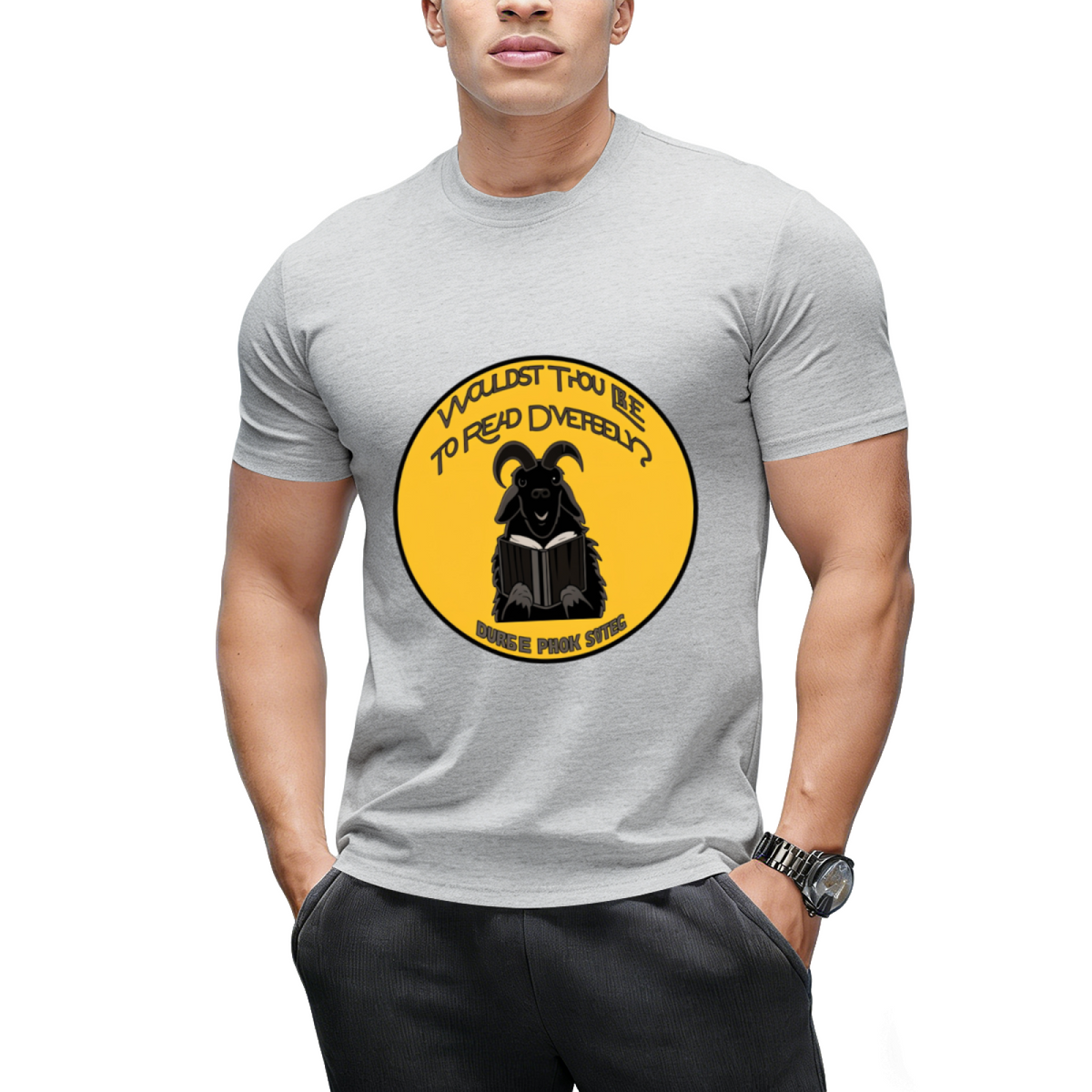 Black Philip Circular Emblem Alternative Tee T-Shirt