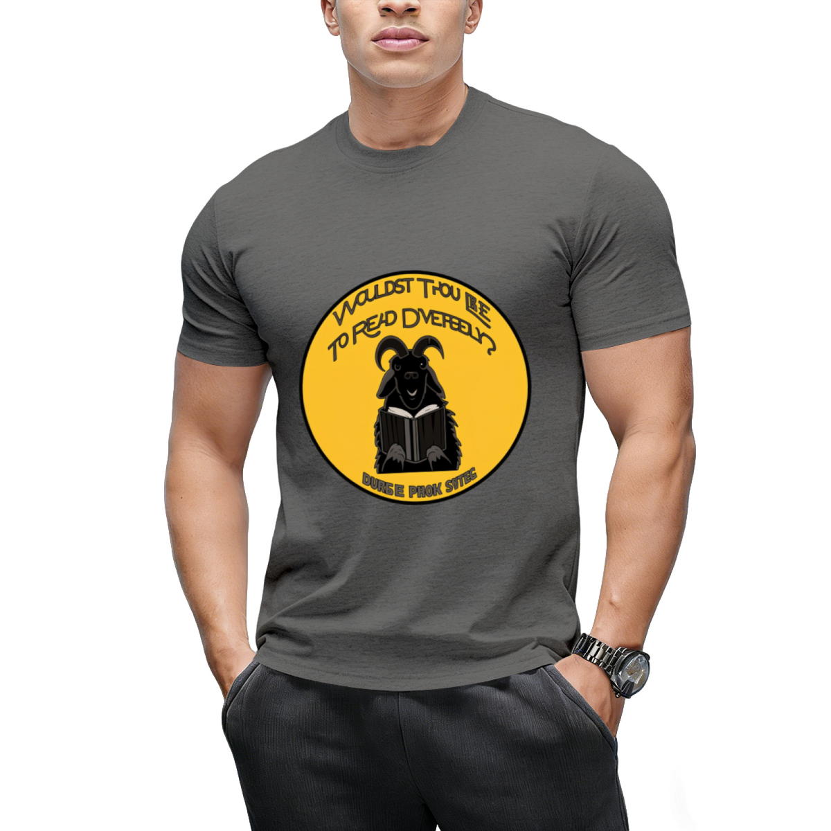 Black Philip Circular Emblem Alternative Tee T-Shirt