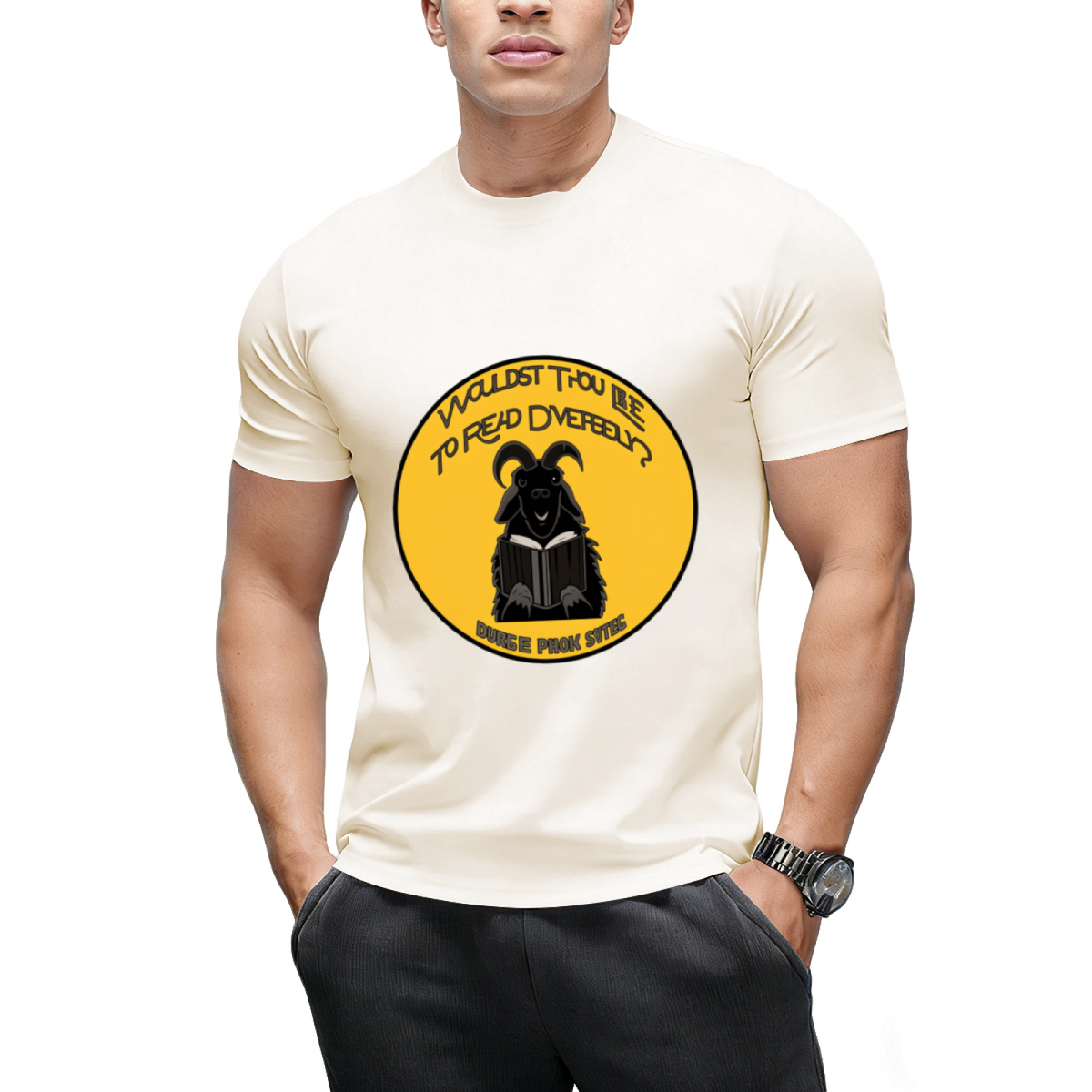 Black Philip Circular Emblem Alternative Tee T-Shirt
