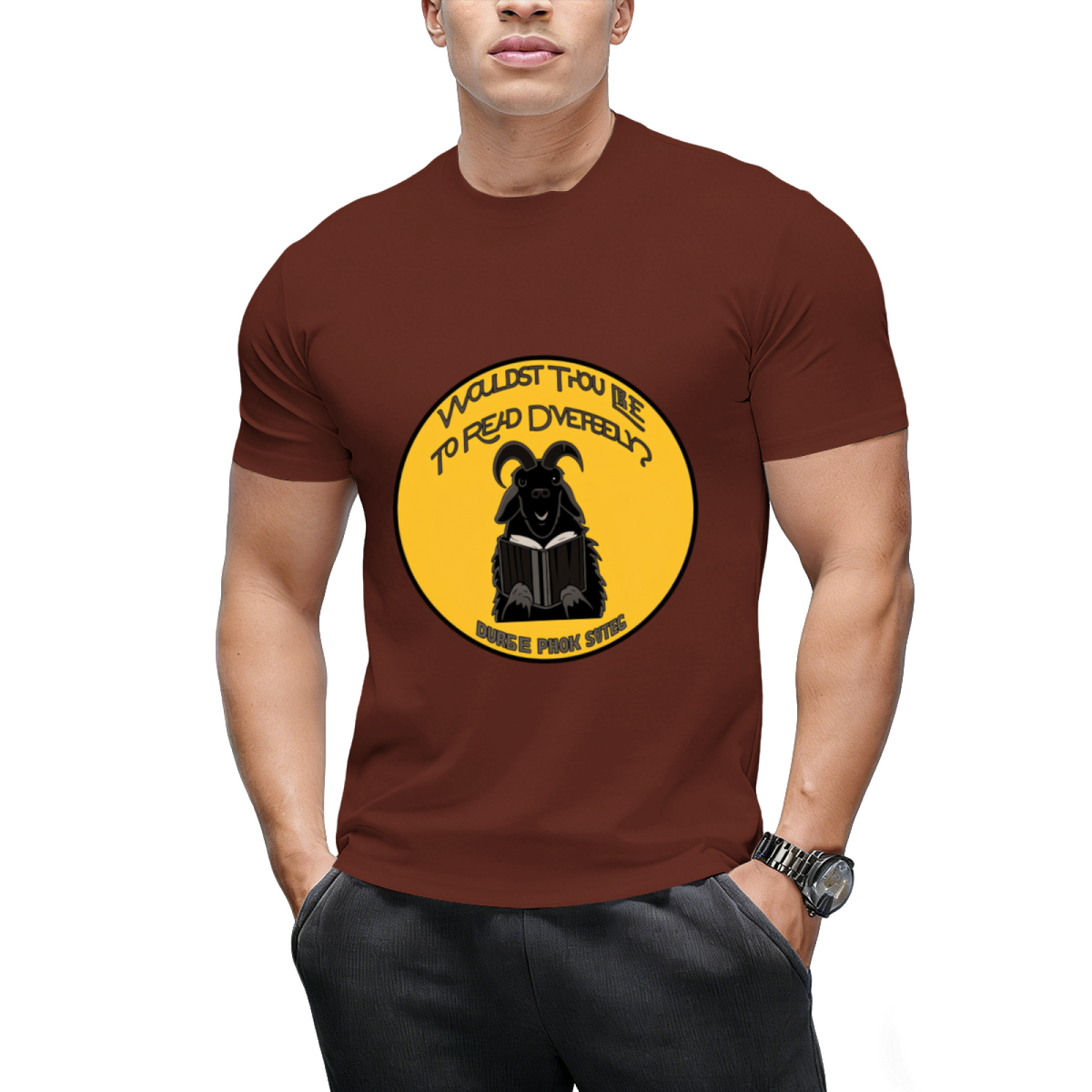Black Philip Circular Emblem Alternative Tee T-Shirt