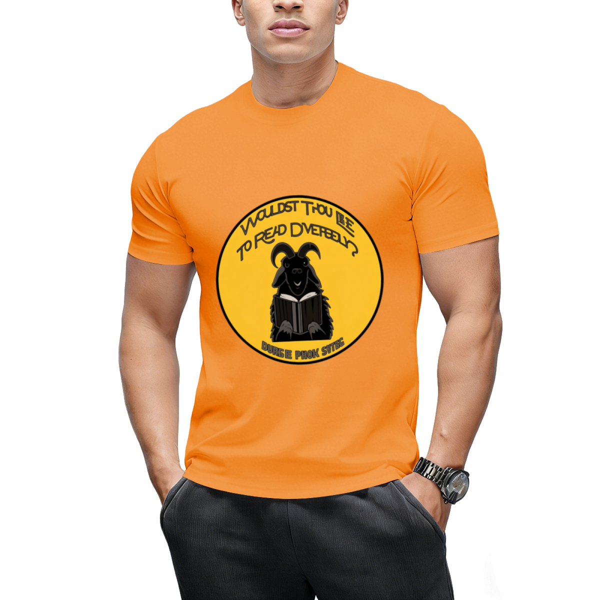 Black Philip Circular Emblem Alternative Tee T-Shirt