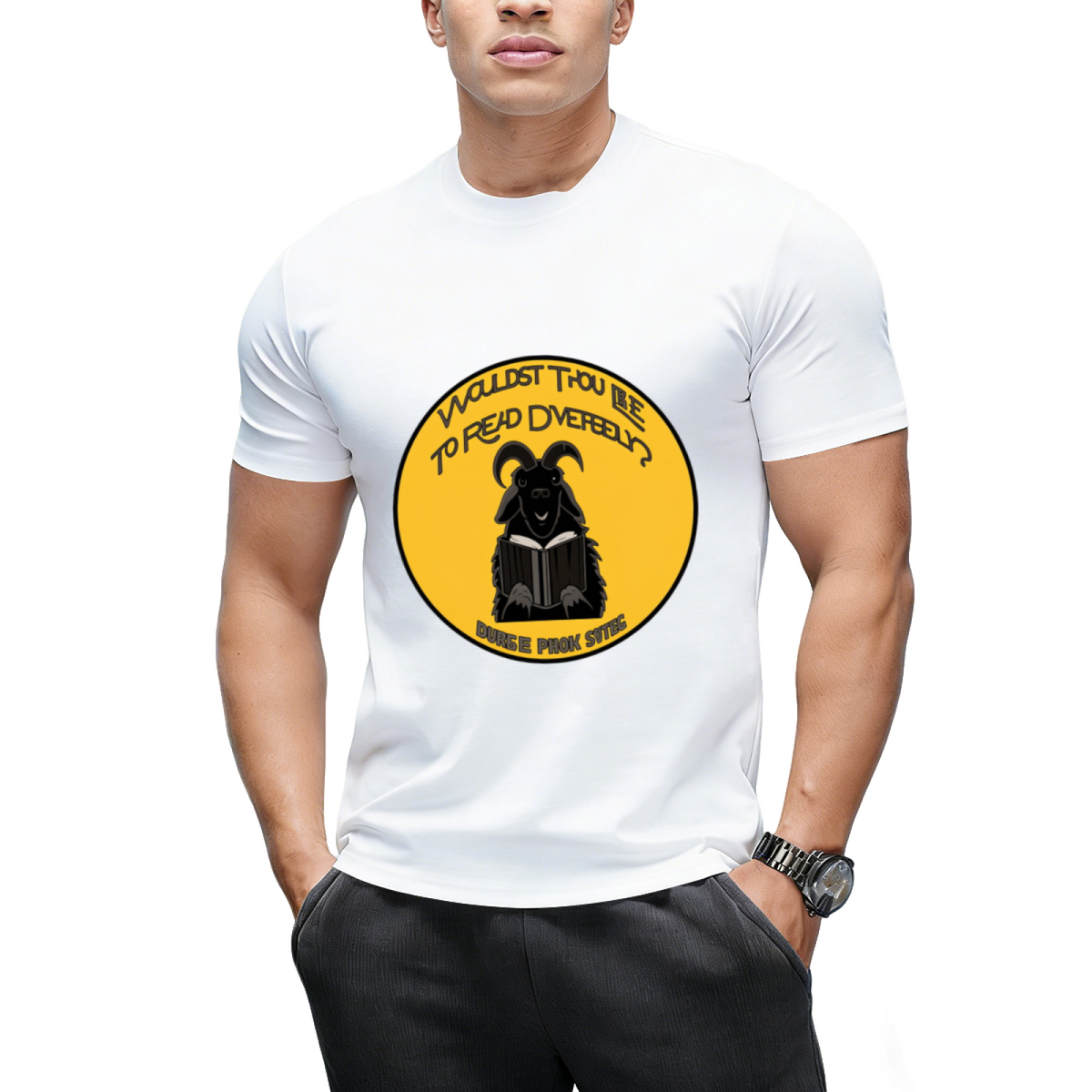 Black Philip Circular Emblem Alternative Tee T-Shirt