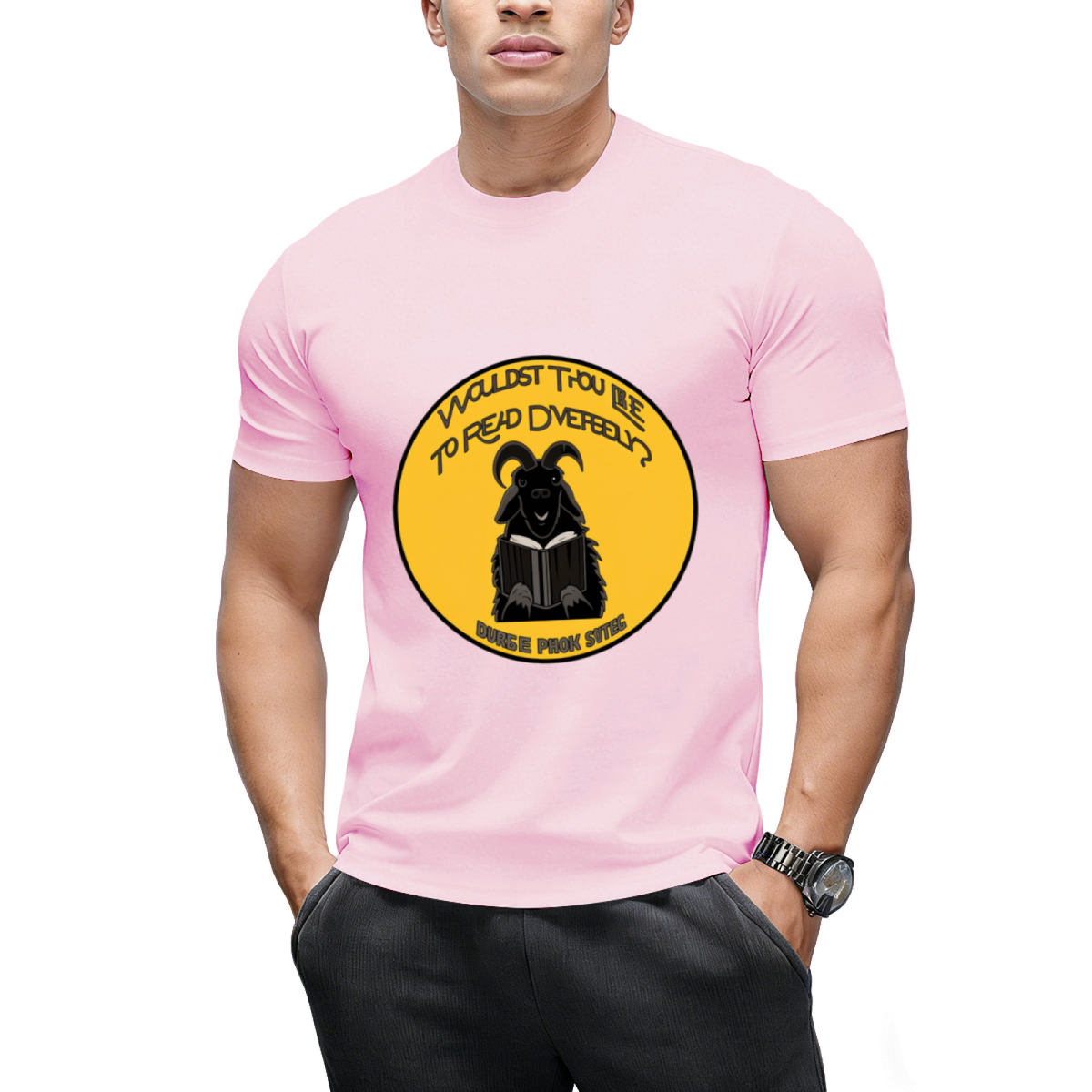 Black Philip Circular Emblem Alternative Tee T-Shirt