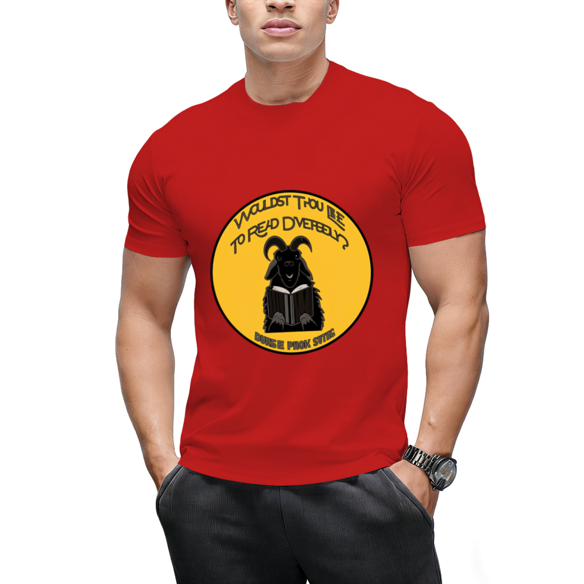 Black Philip Circular Emblem Alternative Tee T-Shirt