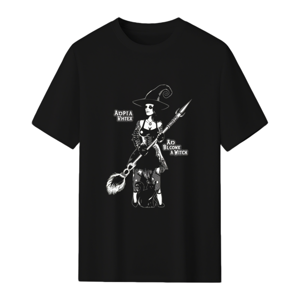 Halloween witch and cat T-Shirt