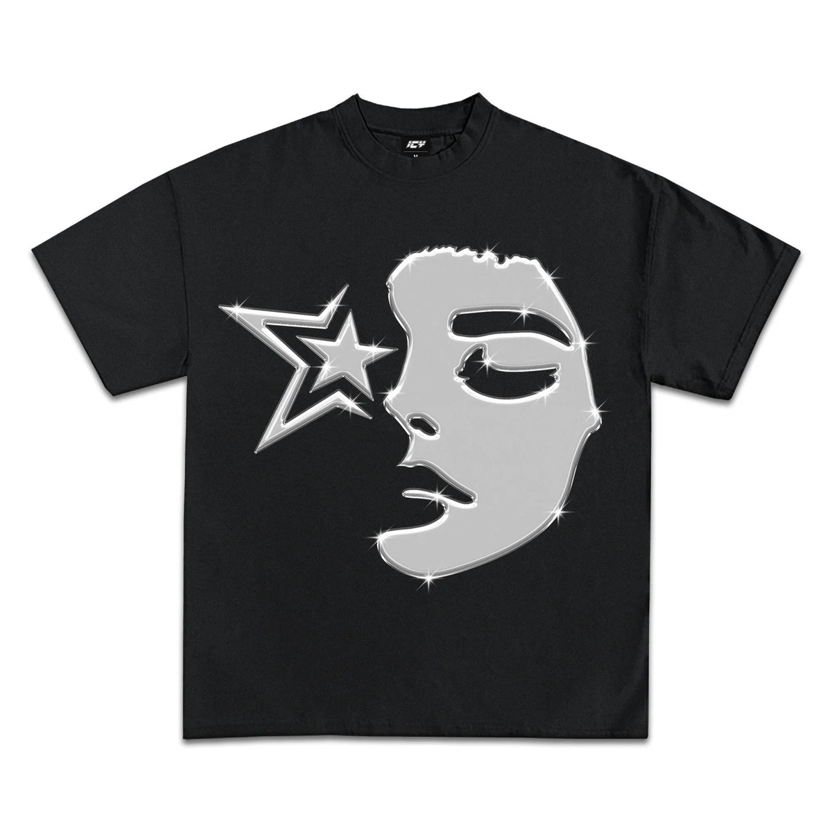 Starlit Face Graphic T-Shirt