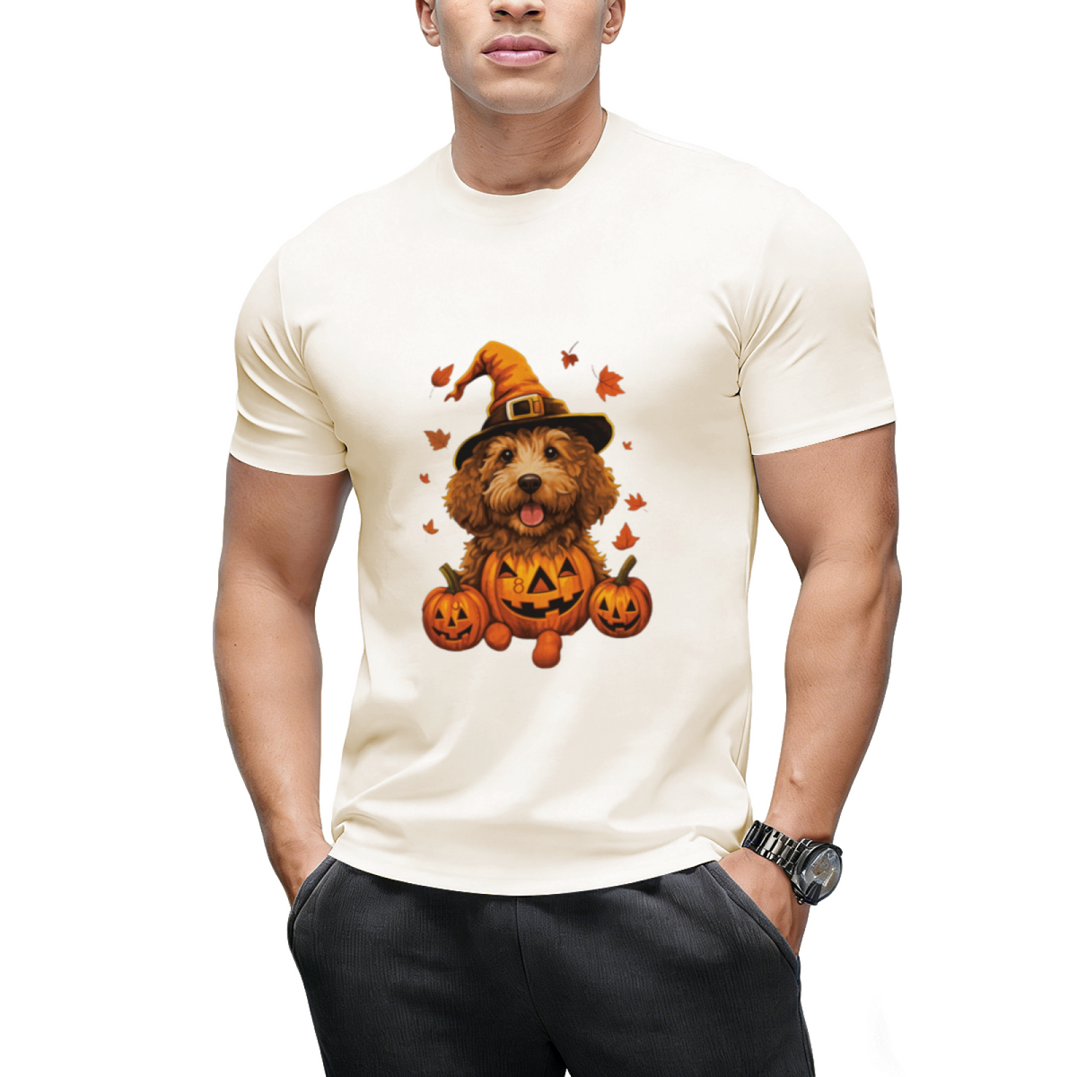 Halloween Golden Doodle T-Shirt