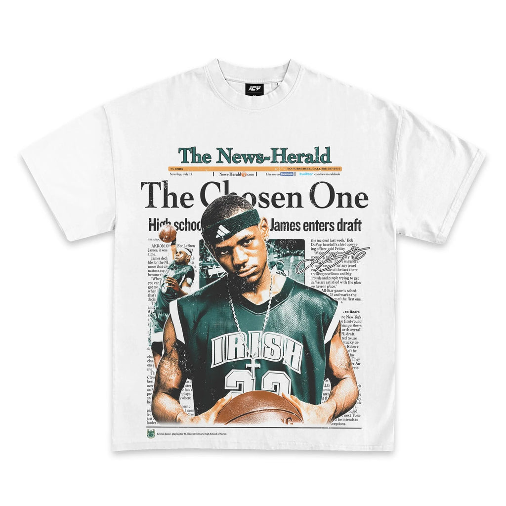 2002 Lebron James The Chosen One Graphic T-Shirt