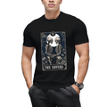Goth Tarot Card The Lovers Skeleton Halloween Witch T-Shirt