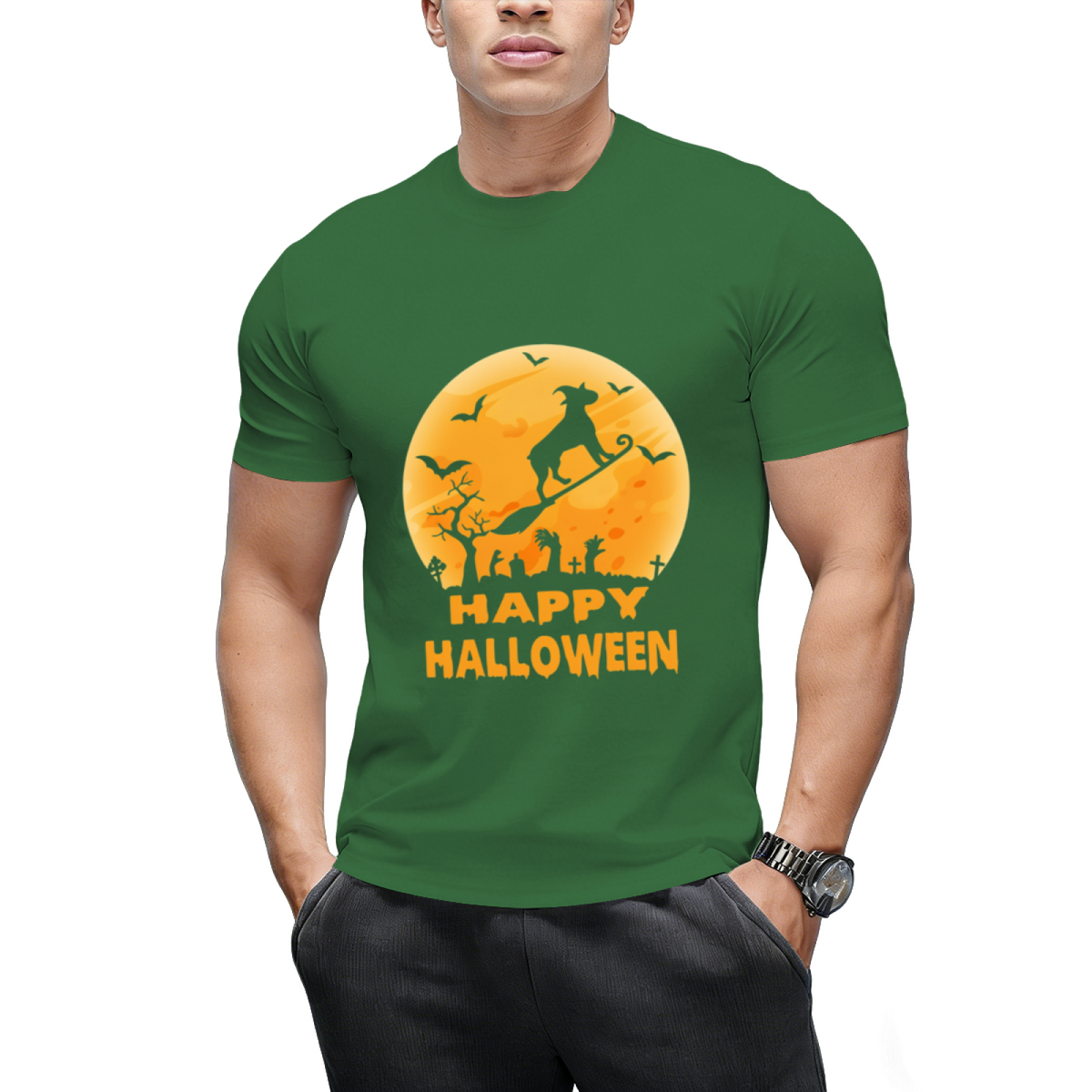 Boxer dog witch halloween T-Shirt
