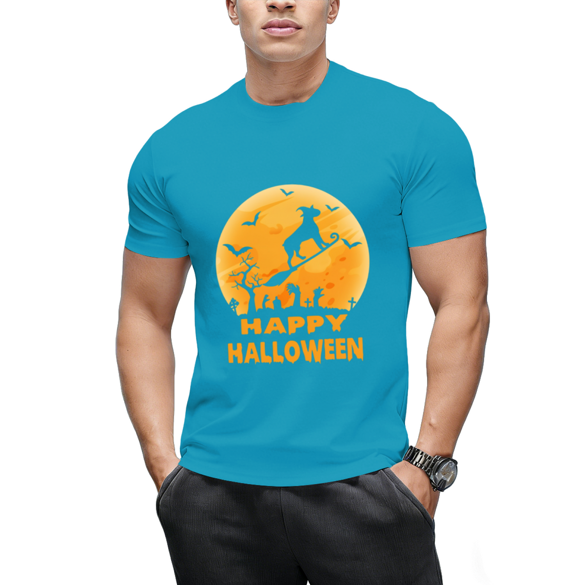 Boxer dog witch halloween T-Shirt