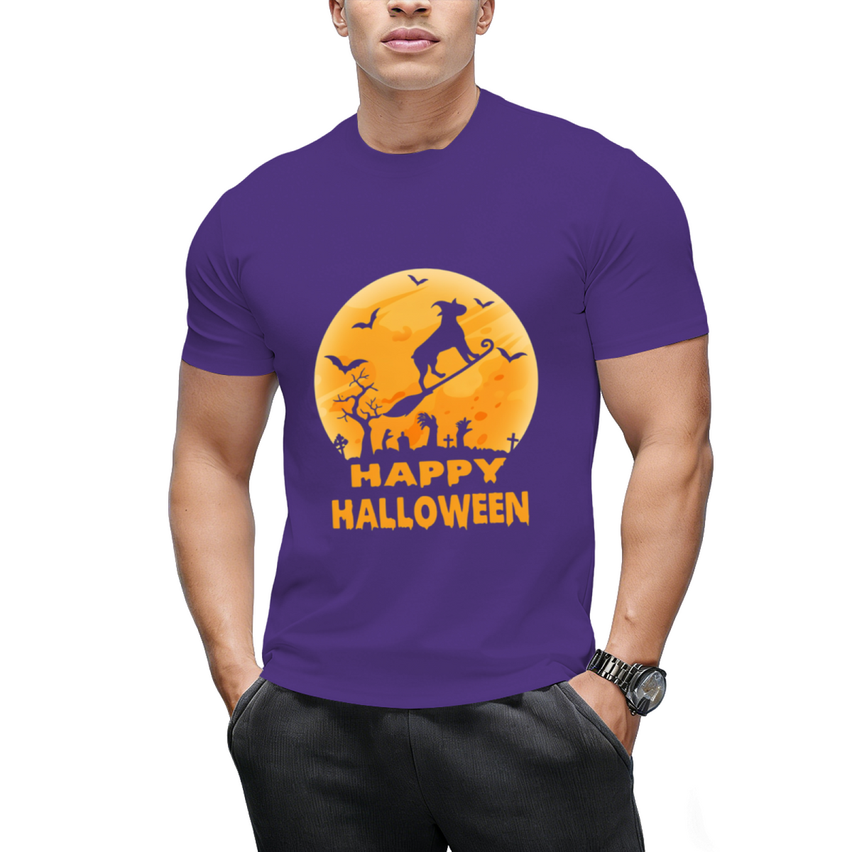 Boxer dog witch halloween T-Shirt