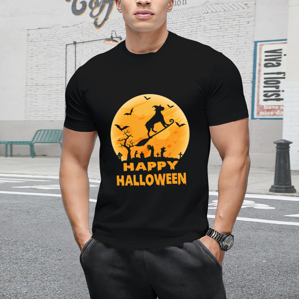 Boxer dog witch halloween T-Shirt