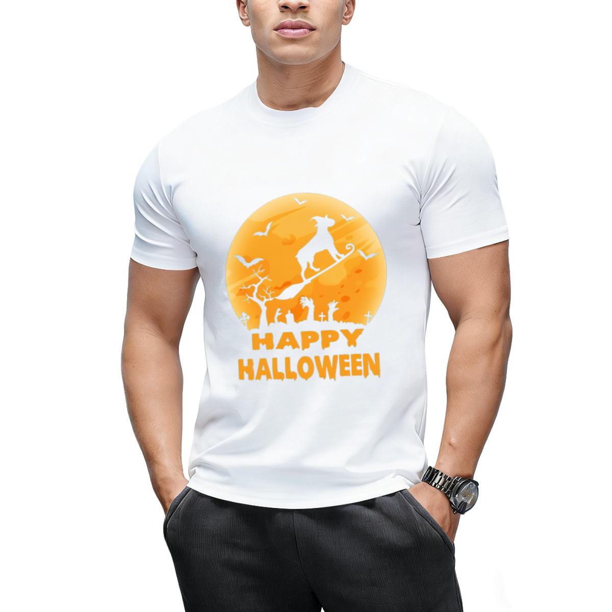 Boxer dog witch halloween T-Shirt