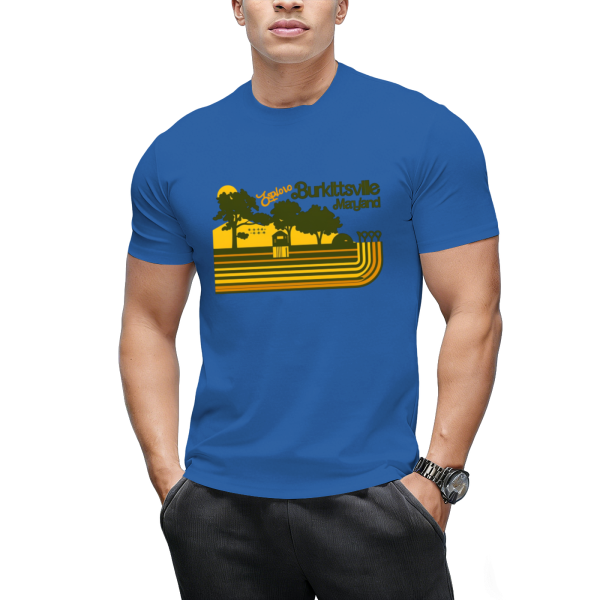Explore Burkittsville _ Blair Witch Retro Stripe T-Shirt