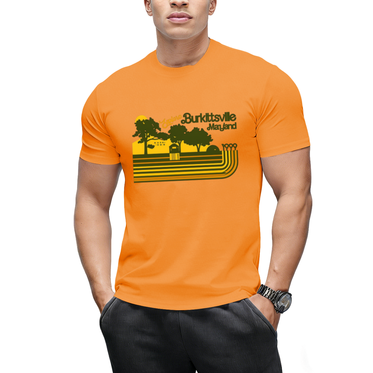 Explore Burkittsville _ Blair Witch Retro Stripe T-Shirt
