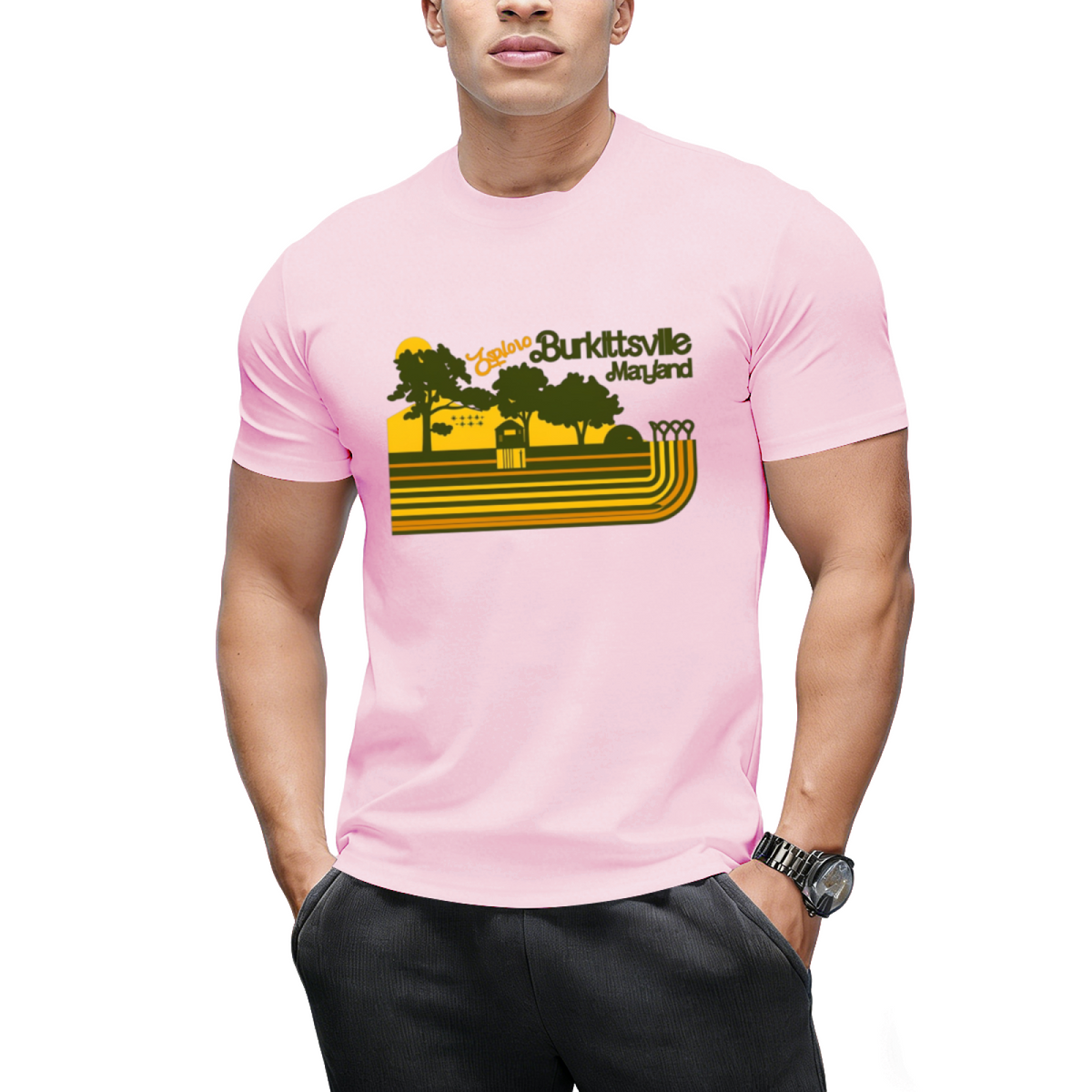 Explore Burkittsville _ Blair Witch Retro Stripe T-Shirt