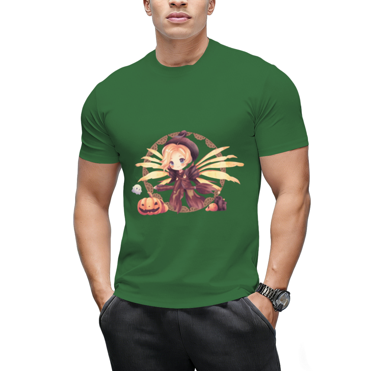 Cute Chibi Mercy Witch Painting T-Shirt