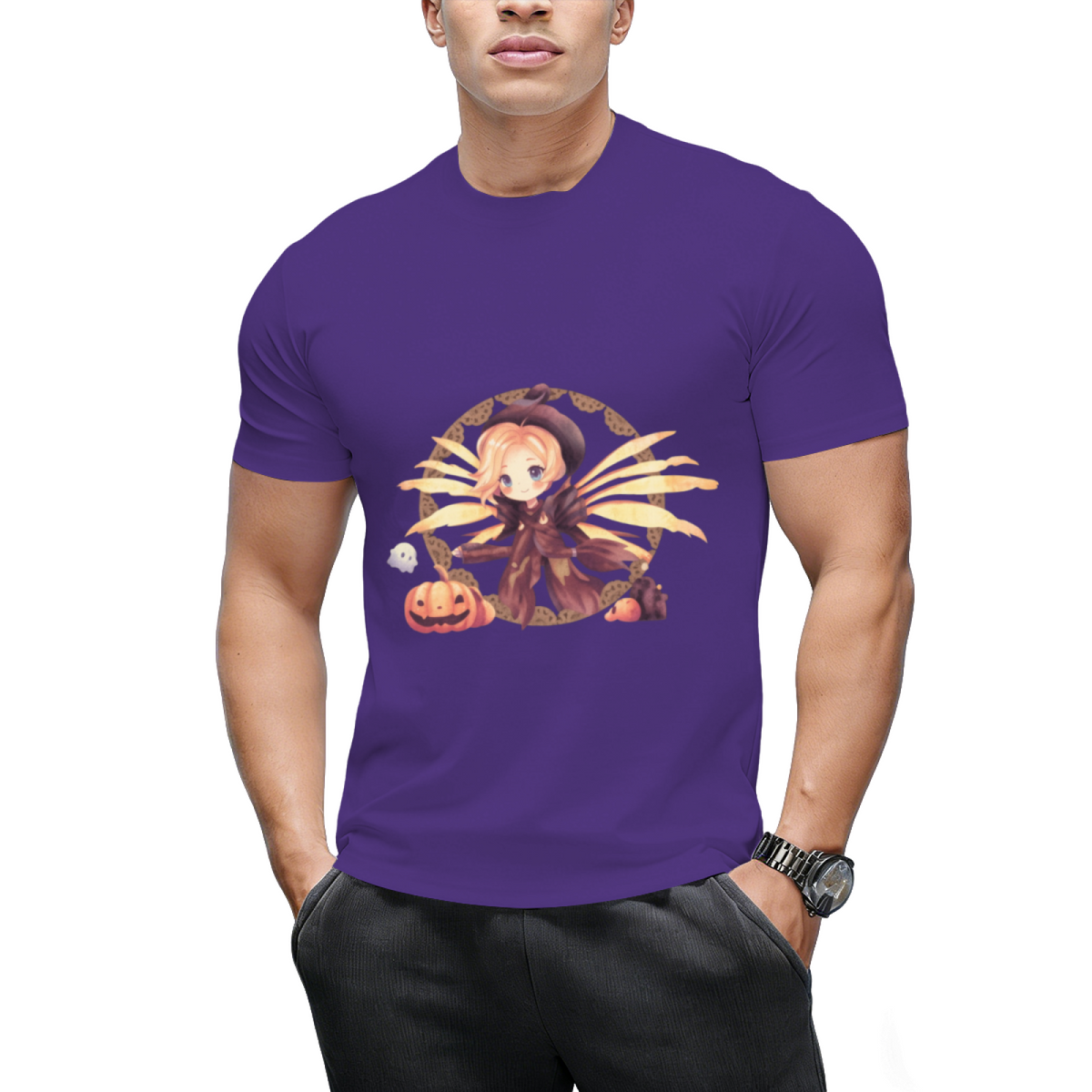 Cute Chibi Mercy Witch Painting T-Shirt