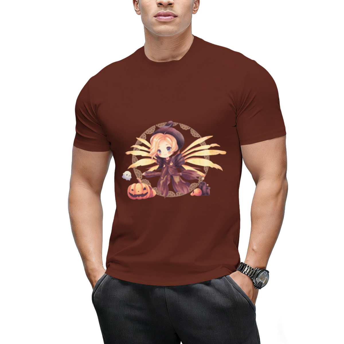 Cute Chibi Mercy Witch Painting T-Shirt