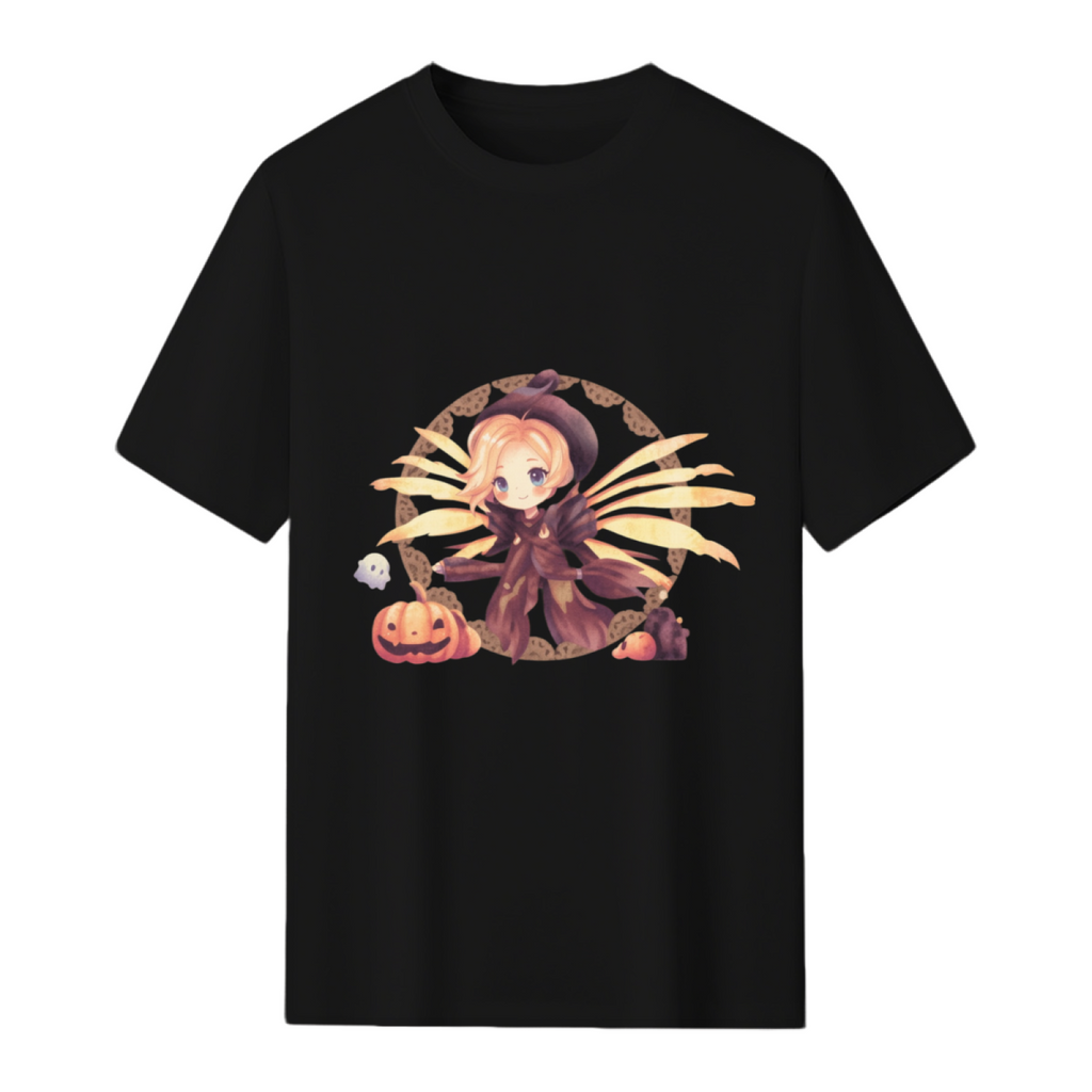 Cute Chibi Mercy Witch Painting T-Shirt