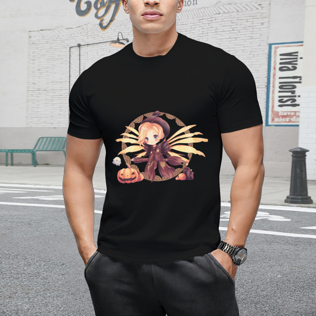 Cute Chibi Mercy Witch Painting T-Shirt
