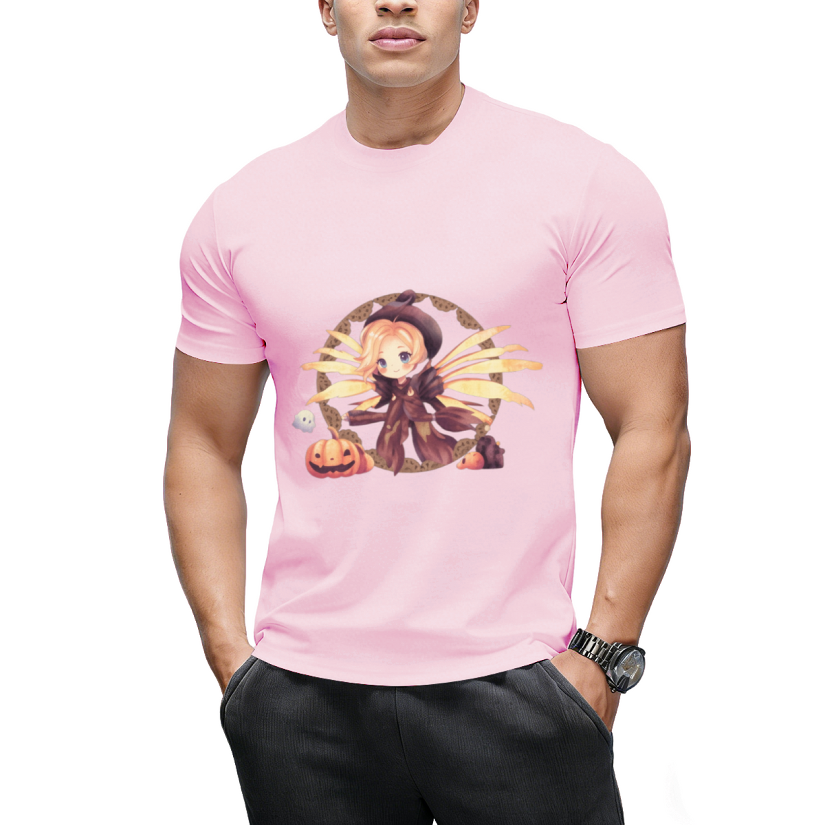 Cute Chibi Mercy Witch Painting T-Shirt