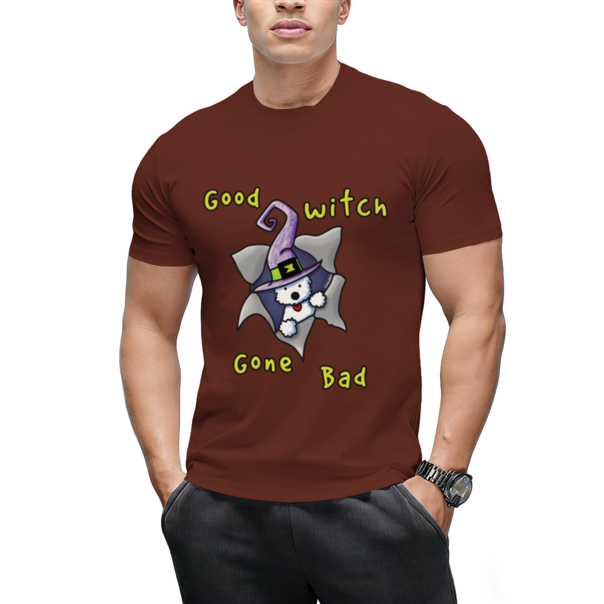 Bad Witch Westie T-Shirt