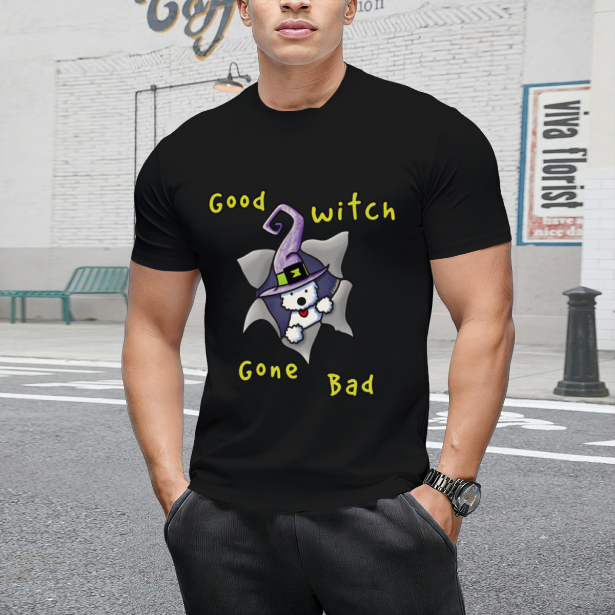 Bad Witch Westie T-Shirt