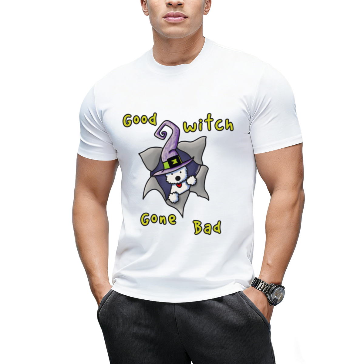 Bad Witch Westie T-Shirt