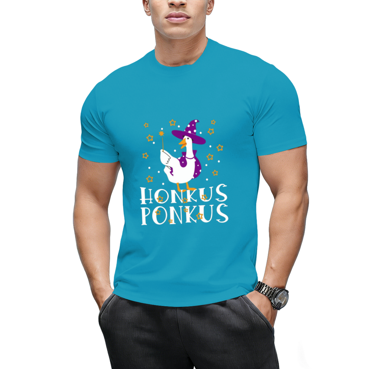 Honkus Ponkus Wizard Halloween Outfit Design T-Shirt