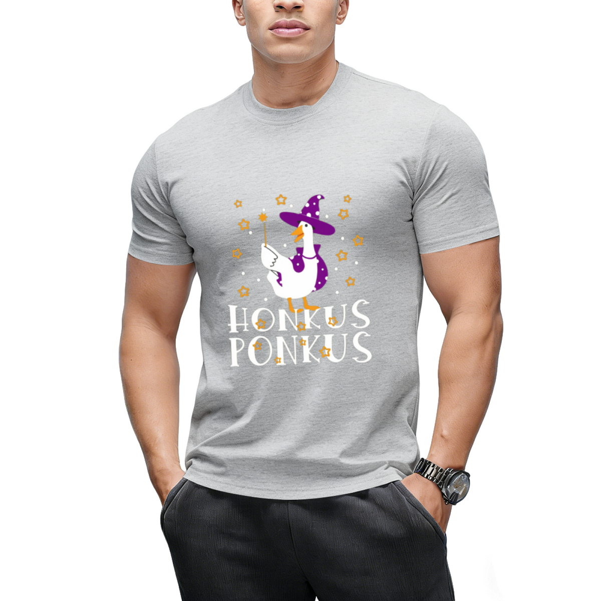 Honkus Ponkus Wizard Halloween Outfit Design T-Shirt