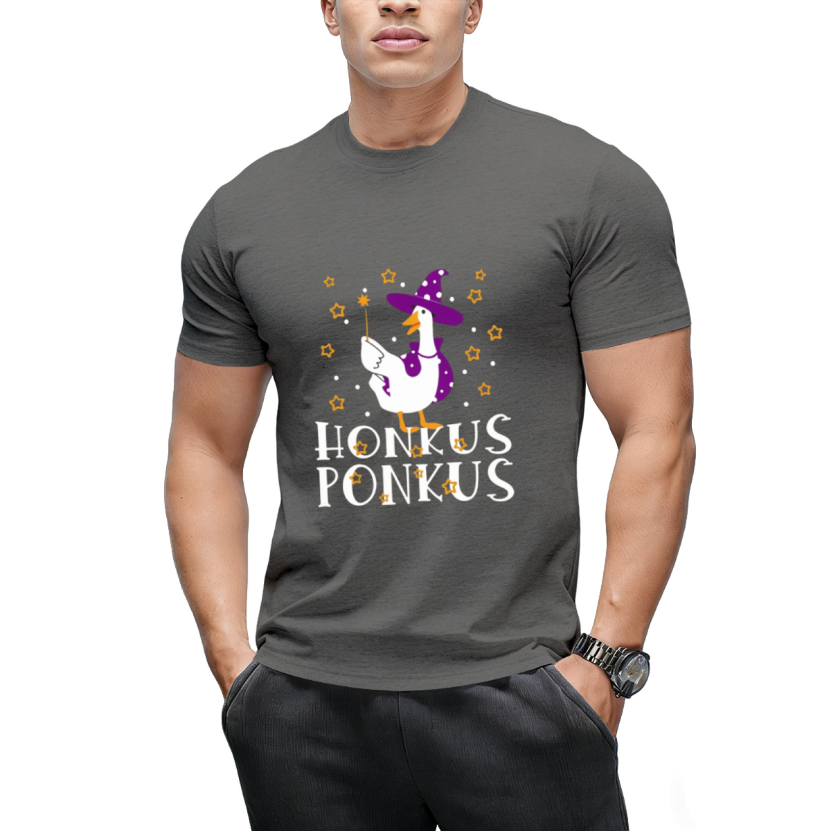 Honkus Ponkus Wizard Halloween Outfit Design T-Shirt