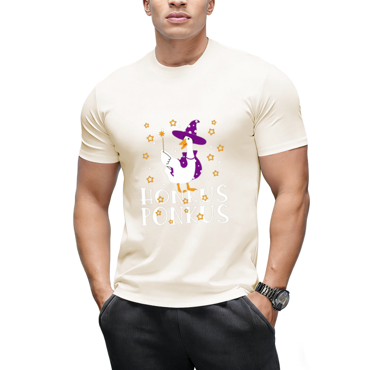 Honkus Ponkus Wizard Halloween Outfit Design T-Shirt