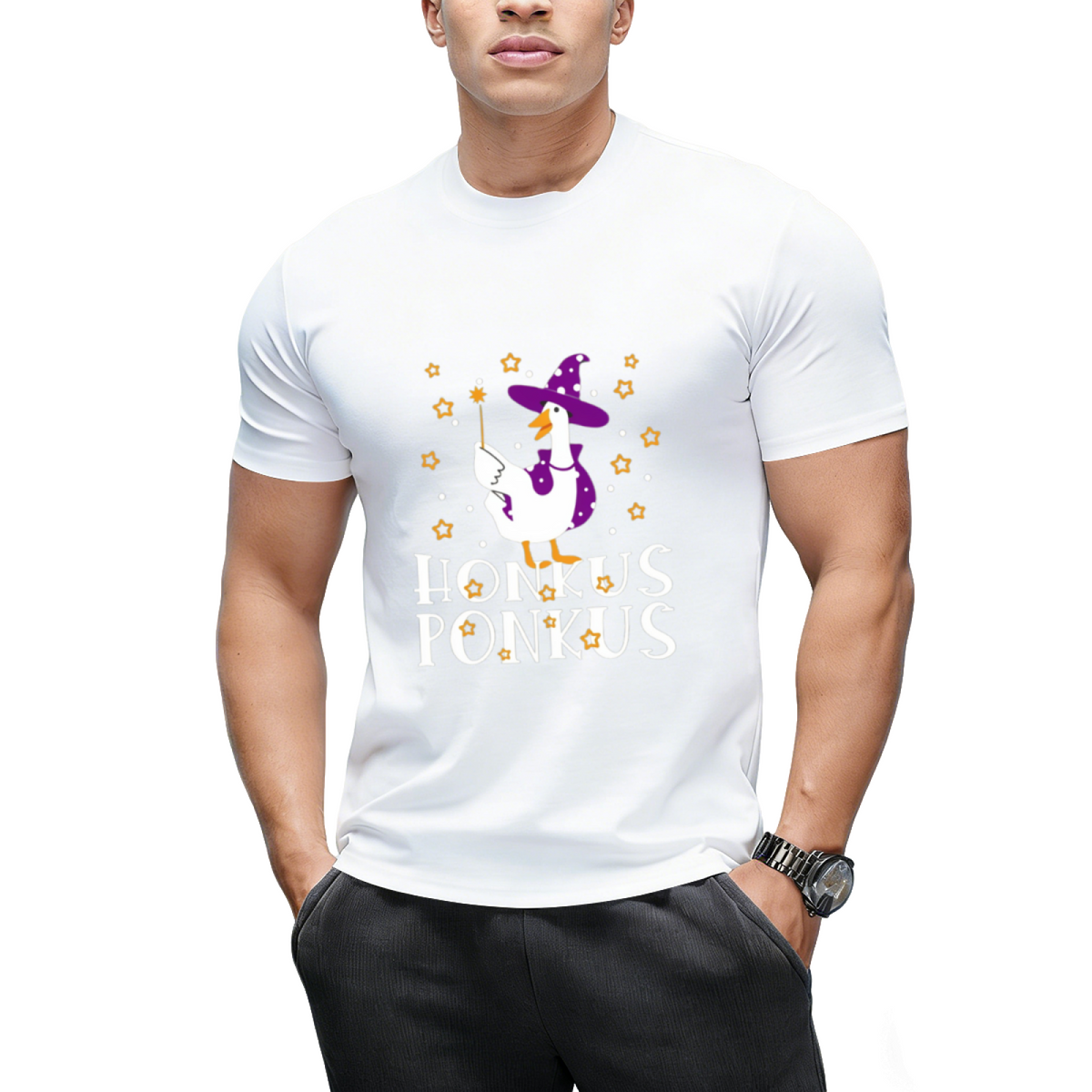 Honkus Ponkus Wizard Halloween Outfit Design T-Shirt