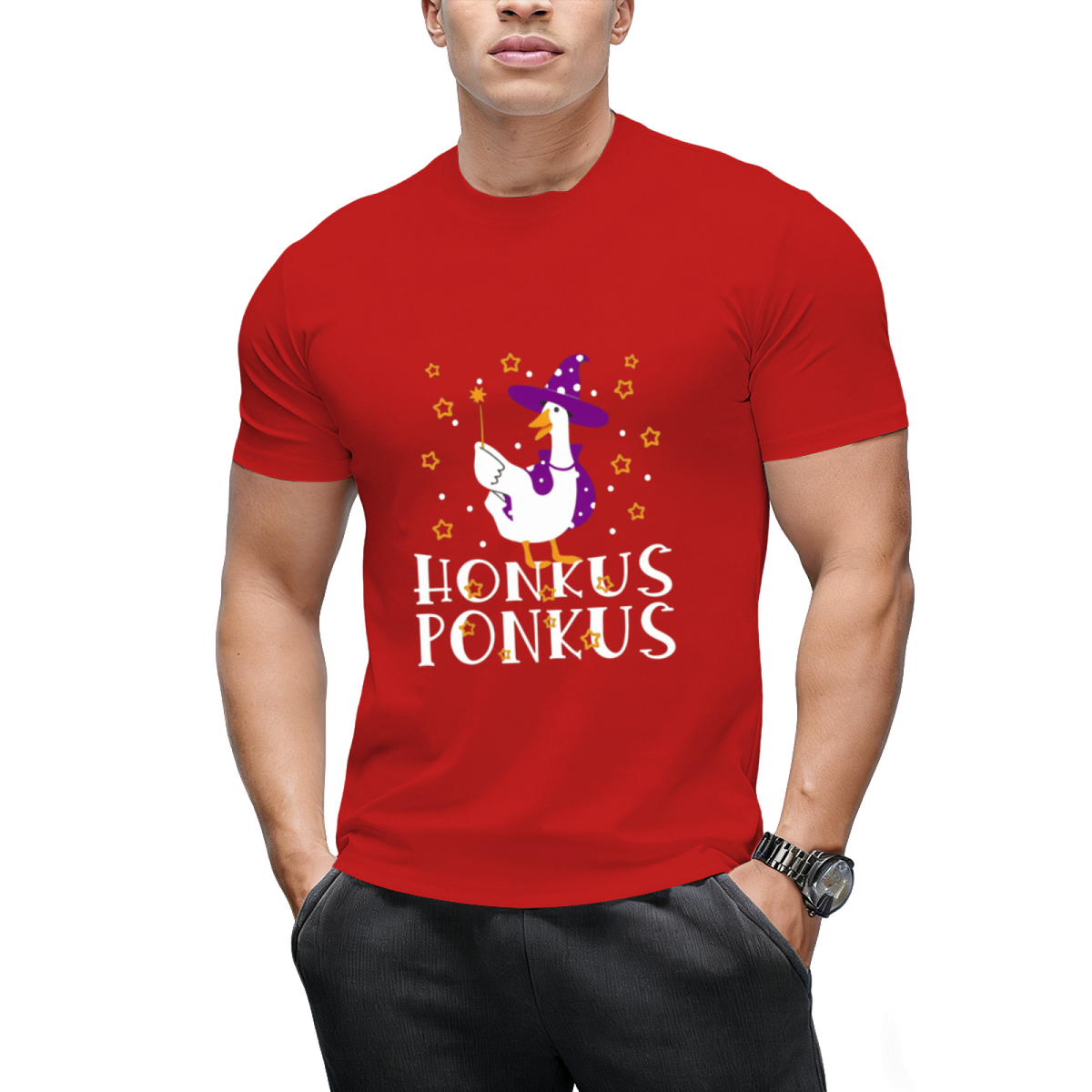 Honkus Ponkus Wizard Halloween Outfit Design T-Shirt
