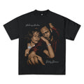 Whitney Houston Bobby Brown Graphic T-Shirt