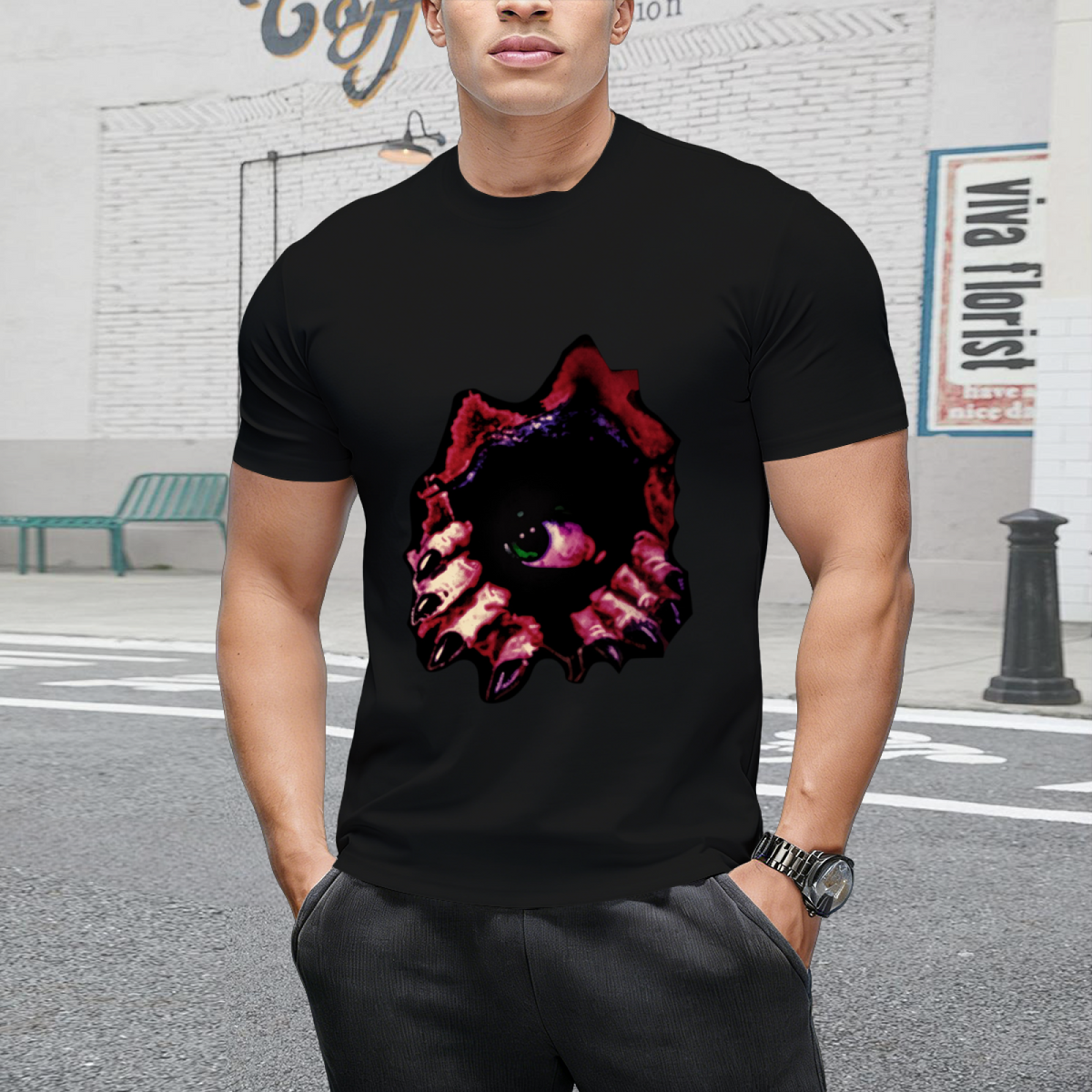 Creepy Peephole T-Shirt