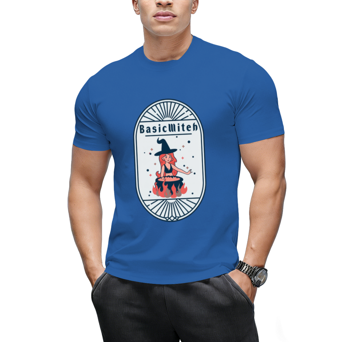 Basic Witch Funny Halloween Design T-Shirt