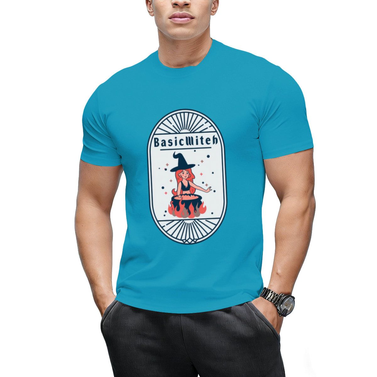 Basic Witch Funny Halloween Design T-Shirt
