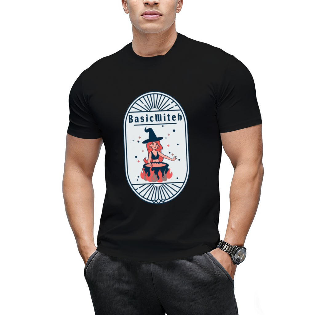 Basic Witch Funny Halloween Design T-Shirt
