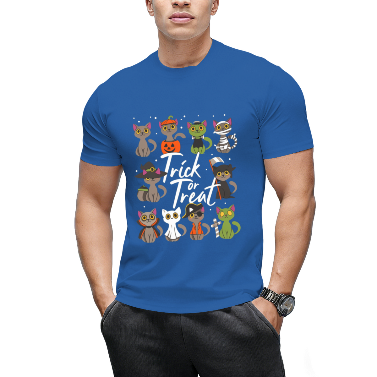 Cute Halloween Cats Trick or Treat T-Shirt