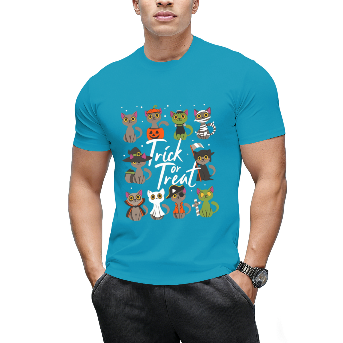Cute Halloween Cats Trick or Treat T-Shirt