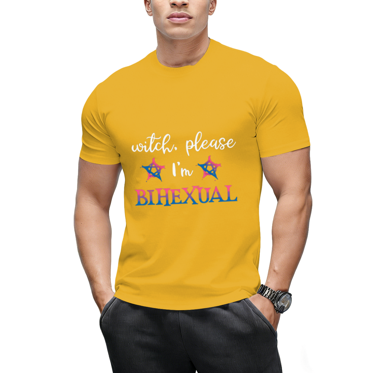Bisexual Pride TShirt - Witch Please I'm Bihexual Shirt T-Shirt