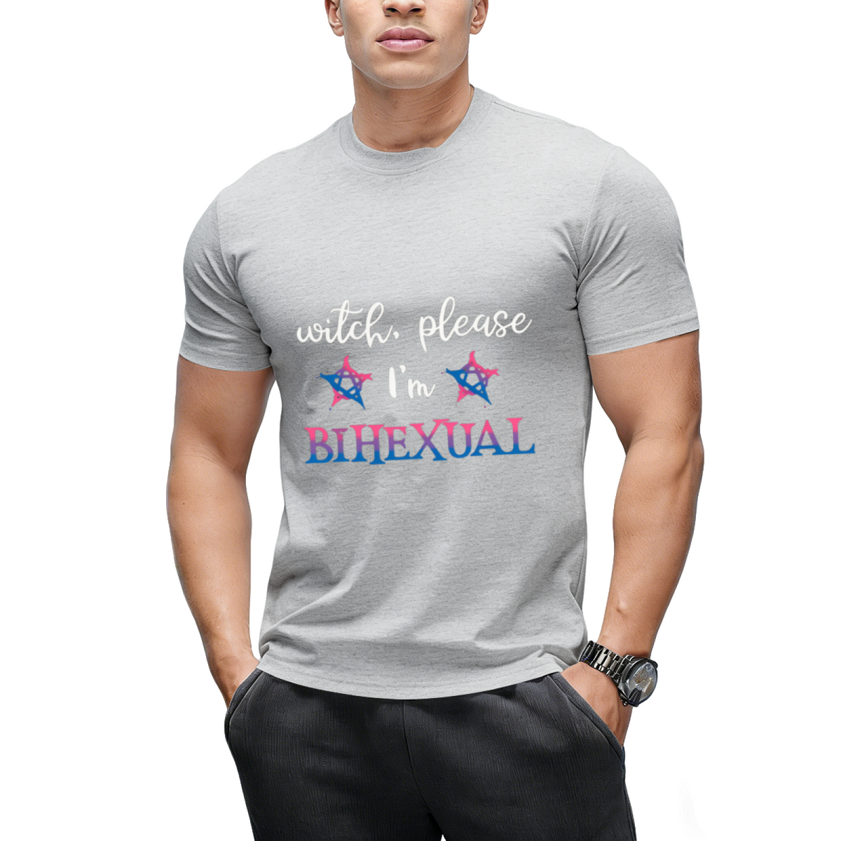 Bisexual Pride TShirt - Witch Please I'm Bihexual Shirt T-Shirt