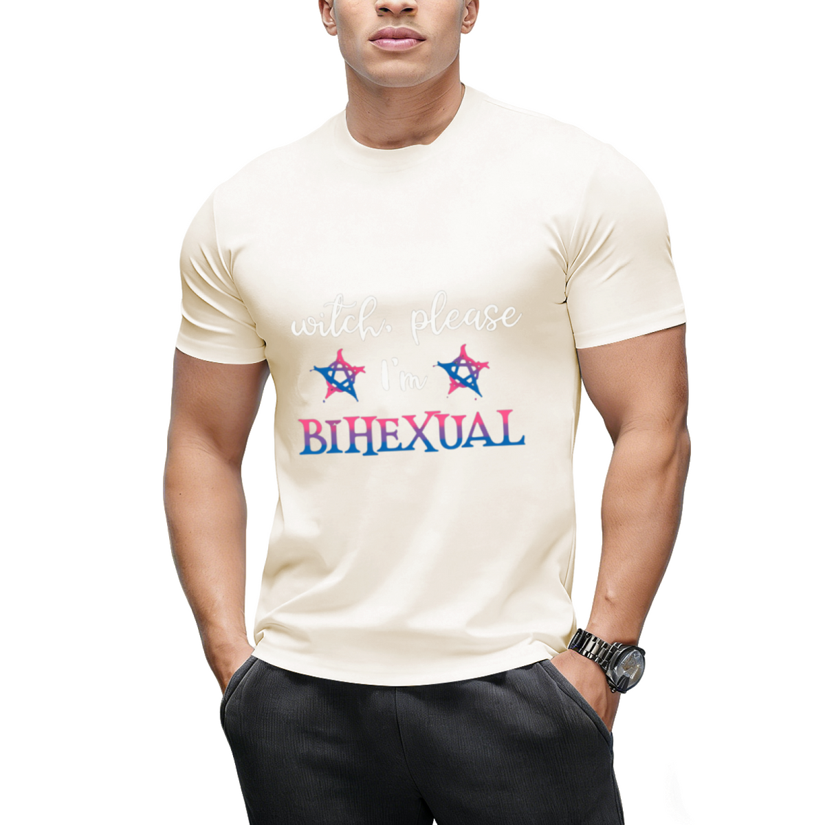 Bisexual Pride TShirt - Witch Please I'm Bihexual Shirt T-Shirt