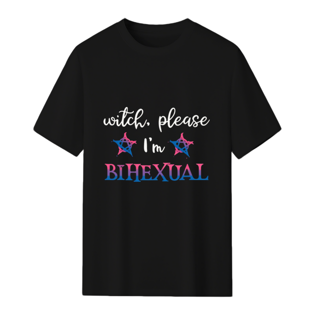 Bisexual Pride TShirt - Witch Please I'm Bihexual Shirt T-Shirt