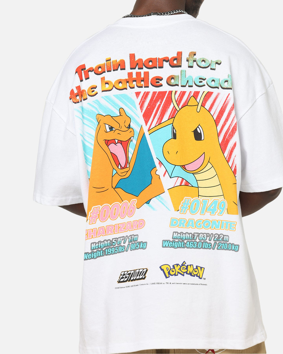 The Pok茅mon Collection By 73Studio Charizard T-Shirt White